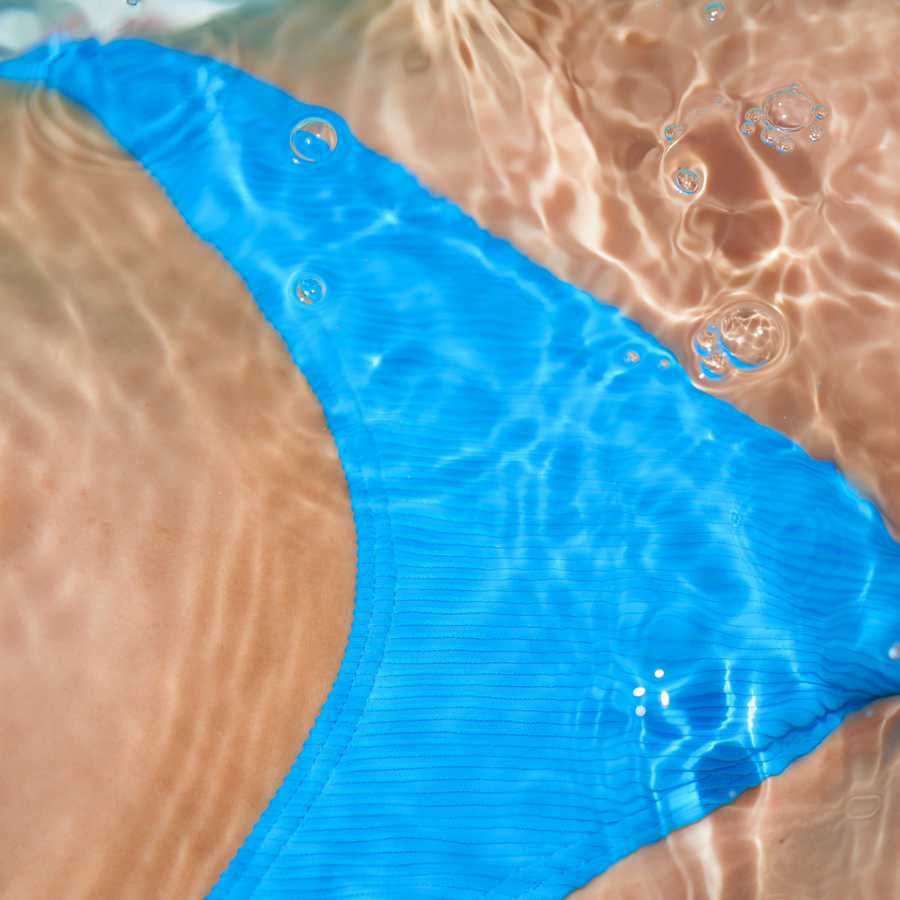 Bella Cheeky Brazilian Bikini Bottom Chalkie Blue