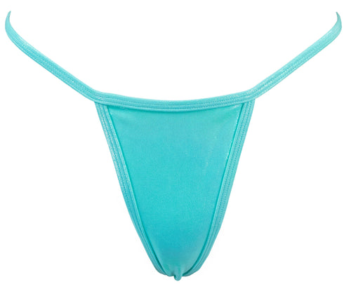 Lexi Micro Bikini Bottom Aqua Blue