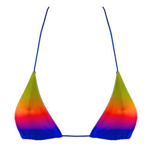 Tia Extreme Micro Bikini Top - Jamaica (With Cord Ends)