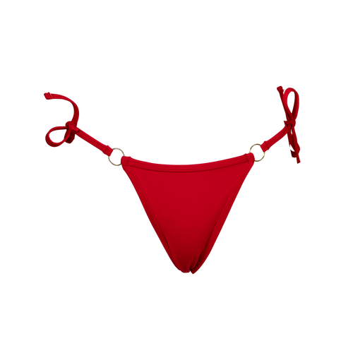 Billie Thong Bikini Bottom Cherry Red